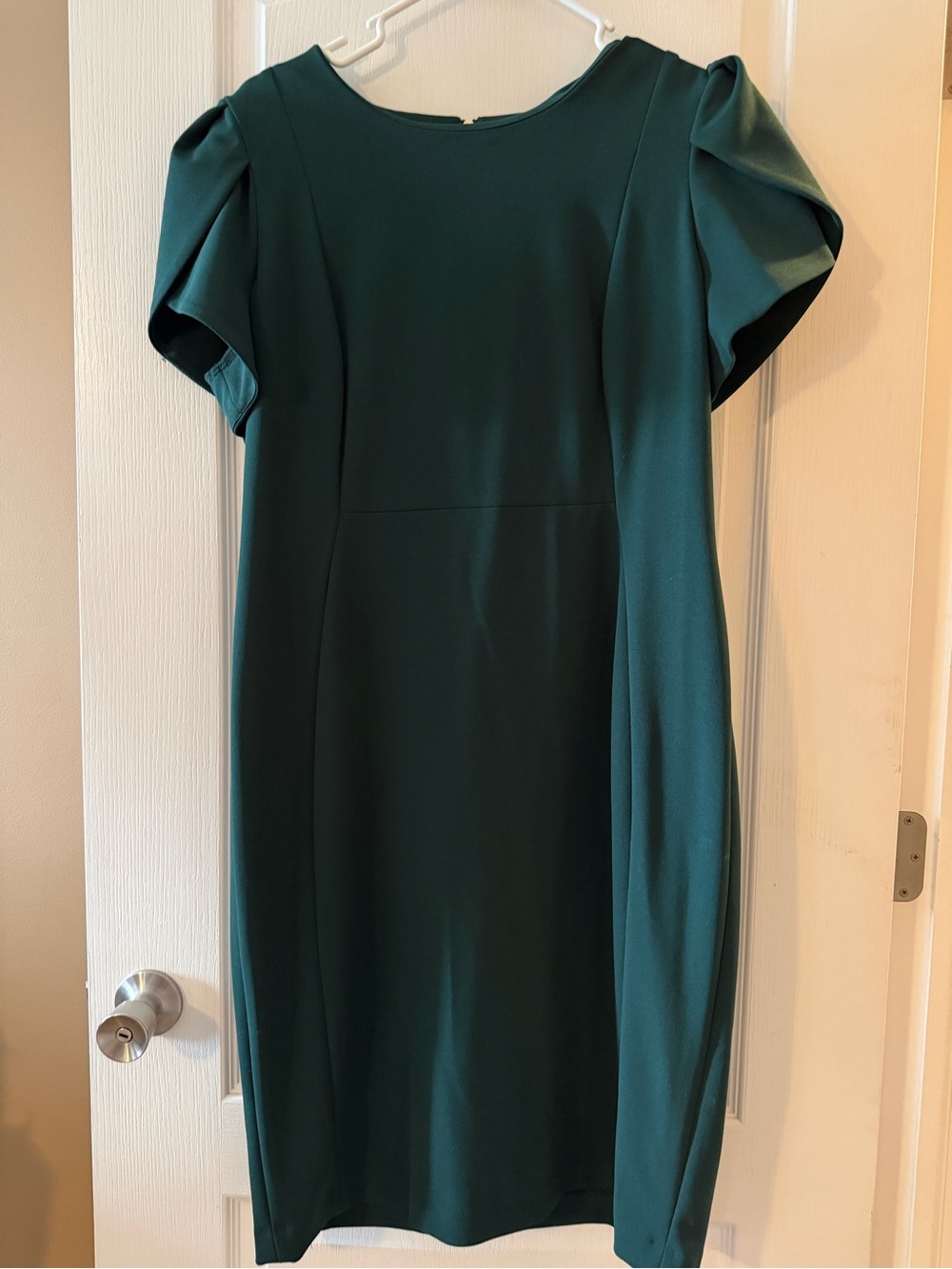 Calvin Klein Teal Midi Sheath Dress